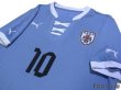 Photo3: Uruguay 2013 Home #10 Forlan Shirt and Shorts Set (3)