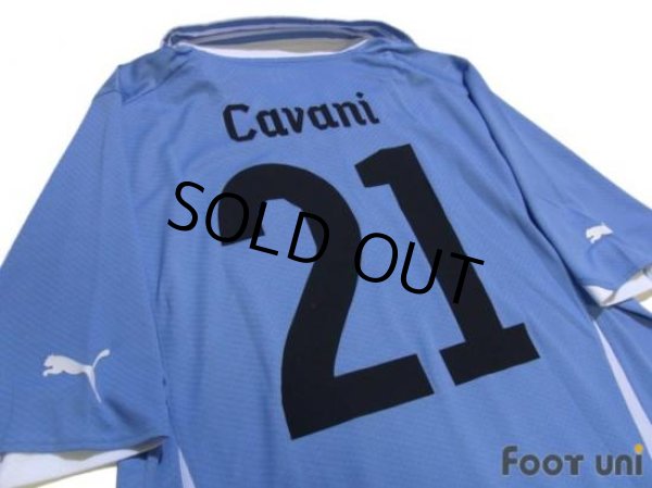 Photo3: Uruguay 2010 Home Shirt #21 Cavani (3)