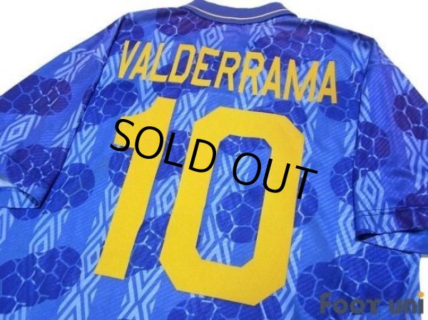 Photo4: Colombia 1994 Away Shirt #10 Valderrama (4)