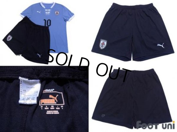 Photo4: Uruguay 2013 Home #10 Forlan Shirt and Shorts Set (4)