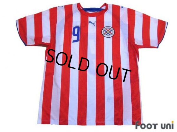 Photo1: Paraguay 2006 Home Shirt #9 Santa Cruz (1)