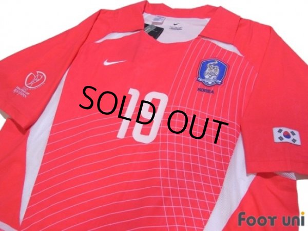 Photo3: Korea 2002 Home Authentic Shirt #19 Ahn Jung-Hwan (3)