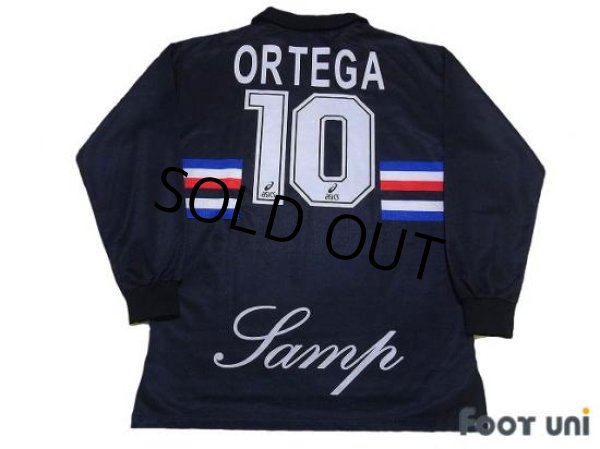 Photo2: Sampdoria 1997-1998 3rd Long Sleeve Shirt #10 Ortega (2)
