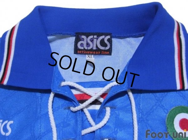 Photo4: Sampdoria 1994-1995 Home Long Sleeve Shirt #10 (4)