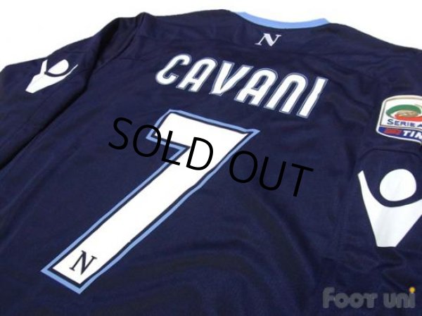 Photo3: Napoli 2010-2011 3rd Long Sleeve Shirt #7 Cavani (3)