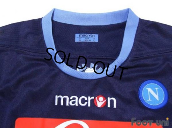 Photo4: Napoli 2010-2011 3rd Long Sleeve Shirt #7 Cavani (4)