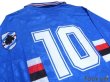 Photo3: Sampdoria 1994-1995 Home Long Sleeve Shirt #10 (3)