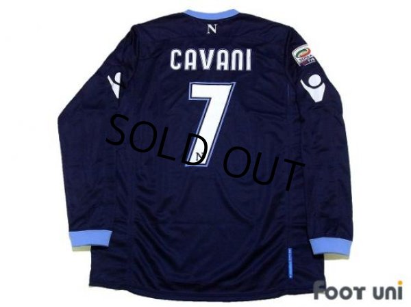 Photo2: Napoli 2010-2011 3rd Long Sleeve Shirt #7 Cavani (2)