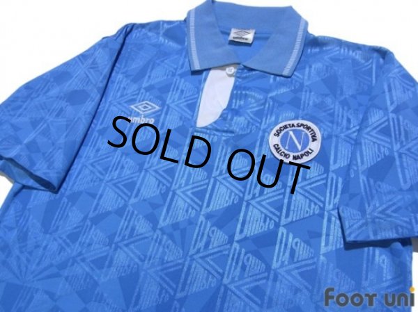 Photo3: Napoli 1991-1992 Home Shirt (3)