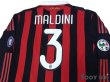 Photo4: AC Milan 2009-2010 Home Player Long Sleeve Shirt #3 Maldini w/tags (4)