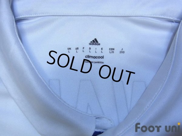 Photo6: Real Madrid 2016-2017 Home Long Sleeve Shirt and Shorts Set #7 Ronaldo LFP Patch/Badge (6)