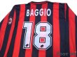 Photo4: AC Milan 1996-1997 Home Long Sleeve Shirt #18 Baggio Scudetto Patch/Badge (4)