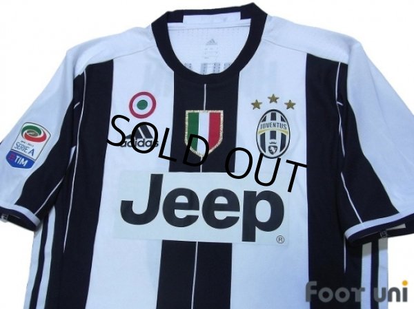 Photo3: Juventus 2016-2017 Home Authentic Shirt  #9 Higuain Serie A Tim Patch/Badge (3)