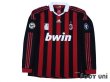 Photo1: AC Milan 2009-2010 Home Player Long Sleeve Shirt #3 Maldini w/tags (1)