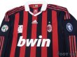 Photo3: AC Milan 2009-2010 Home Player Long Sleeve Shirt #3 Maldini w/tags (3)