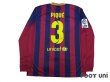 Photo3: FC Barcelona 2013-2014 Home Long Sleeve Shirt and Shorts Set #3 pique LFP Patch/Badge (3)