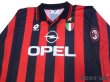 Photo3: AC Milan 1996-1997 Home Long Sleeve Shirt #18 Baggio Scudetto Patch/Badge (3)