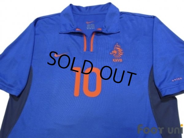 Photo3: Netherlands Euro 2000 Away Shirt #10 Bergkamp (3)