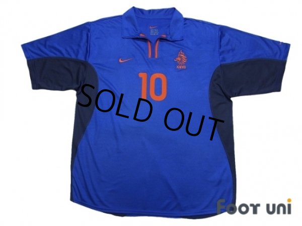 Photo1: Netherlands Euro 2000 Away Shirt #10 Bergkamp (1)