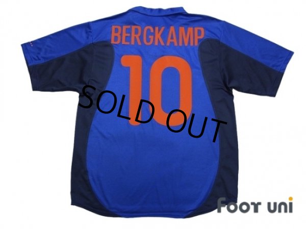 Photo2: Netherlands Euro 2000 Away Shirt #10 Bergkamp (2)