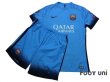 Photo1: FC Barcelona 2015-2016 3rd Authentic Shirt and Shorts Set #10 Messi (1)
