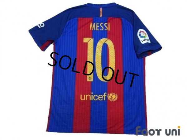 FC Barcelona 2016-2017 Home Authentic Shirt and Shorts Set