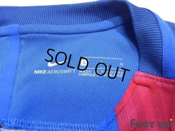 Photo5: FC Barcelona 2016-2017 Home Authentic Shirt and Shorts Set #10 Messi La Liga Patch/Badge (5)