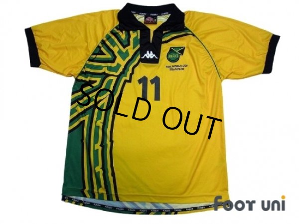 Photo1: Jamaica 1998 Home Shirt #11 (1)