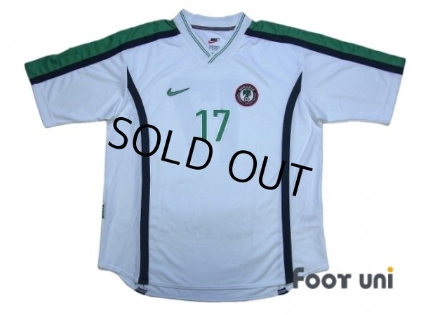 Photo1: Nigeria 1998 Away Shirt #17 (1)