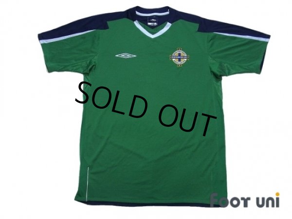 Photo1: Northern Ireland 2004 Home Shirt (1)