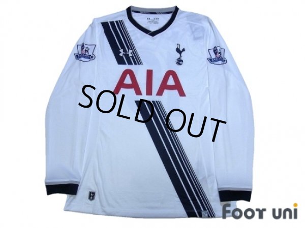 Photo1: Tottenham Hotspur 2015-2016 Home Long Sleeve Shirt #10 Kane (1)