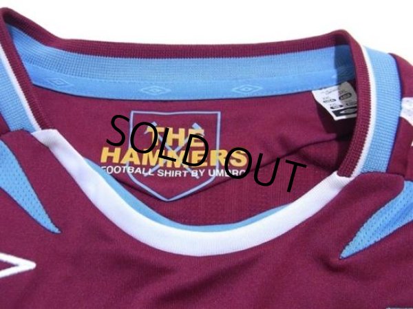 Photo4: West Ham Utd 2007-2008 Home Long Sleeve Shirt #5 Ferdinand (4)