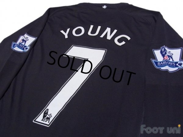 Photo4: Aston Villa 2007-2008 3rd Authentic Long Sleeve Shirt #7 Ashley Young (4)