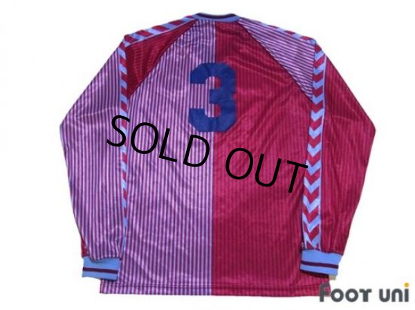 Photo2: Aston Villa 1987-1989 Home Long Sleeve Shirt #3 (2)