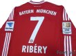 Photo4: Bayern Munchen 2013-2014 Home Long Sleeve Shirt #7 Ribery Bundesliga Patch/Badge Hermes Patch/Badge  (4)