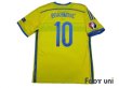 Photo2: Sweden 2014 Home Shirt #10 Ibrahimovic w/tags (2)