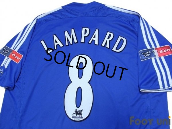 Photo4: Chelsea 2006-2008 Home Shirt #8 Lampard The FA CUP e-on Patch/Badge (4)