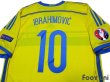 Photo4: Sweden 2014 Home Shirt #10 Ibrahimovic w/tags (4)