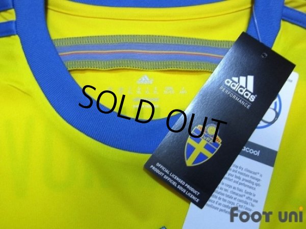 Photo5: Sweden 2014 Home Shirt #10 Ibrahimovic w/tags (5)