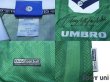 Photo6: Ireland 1998-1999 Home Player Shirt #19 (6)