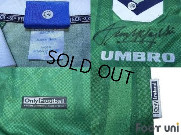 Photo6: Ireland 1998-1999 Home Player Shirt #19 (6)