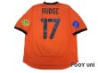 Photo2: Netherlands 2000 Home Shirt #17 Humphrey Rudge Under-21 UEFA Euro Championship Patch/Badge (2)