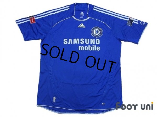 Photo1: Chelsea 2006-2008 Home Shirt #8 Lampard The FA CUP e-on Patch/Badge (1)