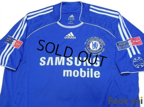 Photo3: Chelsea 2006-2008 Home Shirt #8 Lampard The FA CUP e-on Patch/Badge (3)