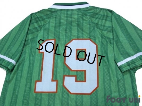 Photo4: Ireland 1998-1999 Home Player Shirt #19 (4)