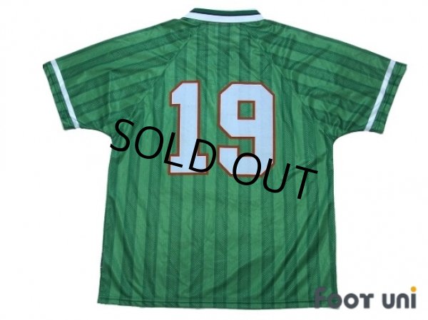 Photo2: Ireland 1998-1999 Home Player Shirt #19 (2)