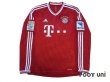 Photo1: Bayern Munchen 2013-2014 Home Long Sleeve Shirt #7 Ribery Bundesliga Patch/Badge Hermes Patch/Badge  (1)