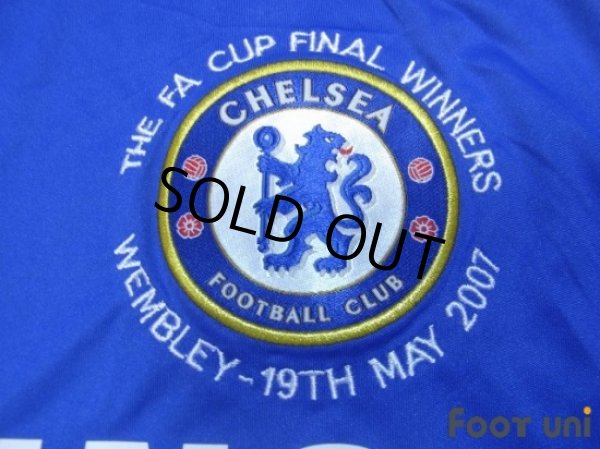 Photo6: Chelsea 2006-2008 Home Shirt #8 Lampard The FA CUP e-on Patch/Badge (6)