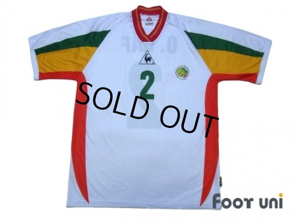 Photo1: Senegal 2002 Home Shirt #2 Omar Daf (1)