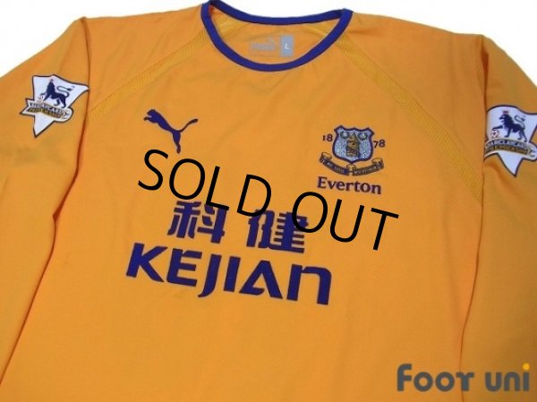 Photo3: Everton 2003-2004 Away Long Sleeve Shirt #18 Rooney (3)